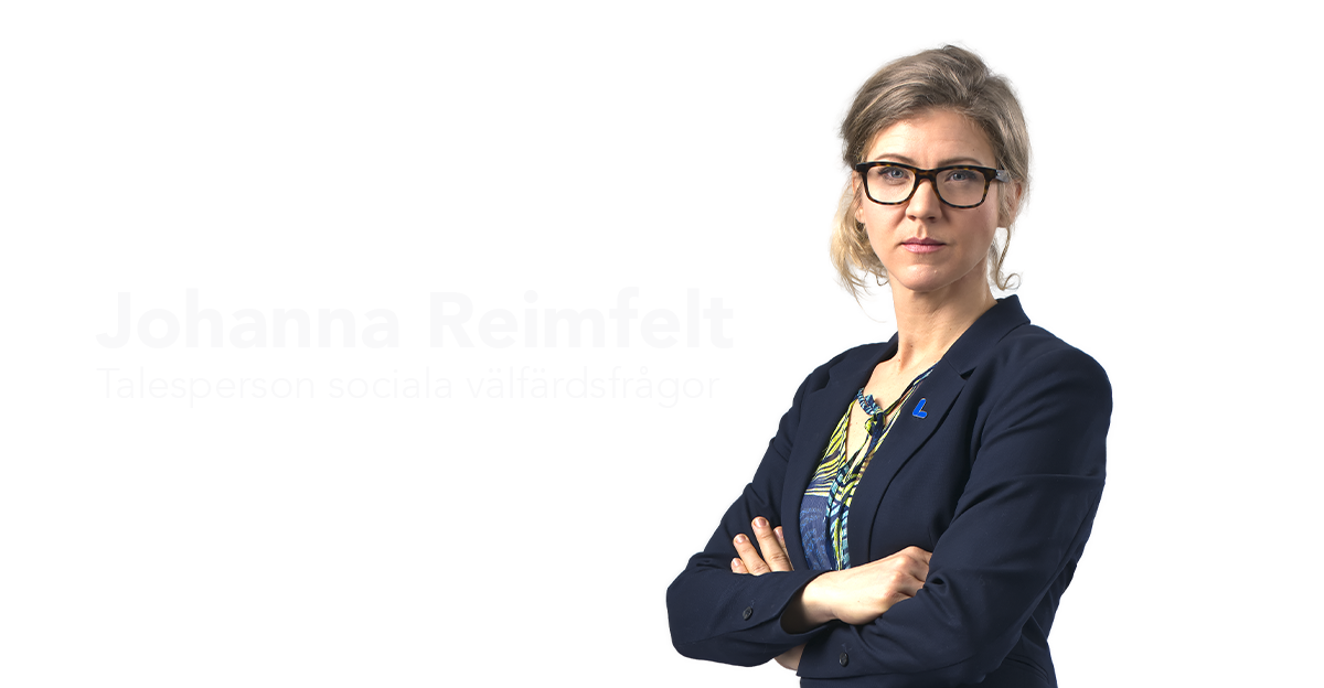 Johanna Reimfelt Talesperson i sociala välfärdsfrågor