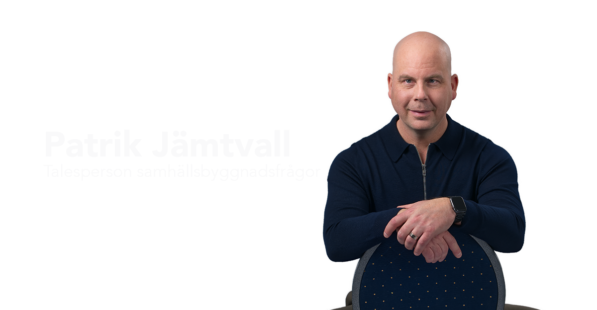 Patrik Jämtvall (L) Talesperson samhällsbyggnad