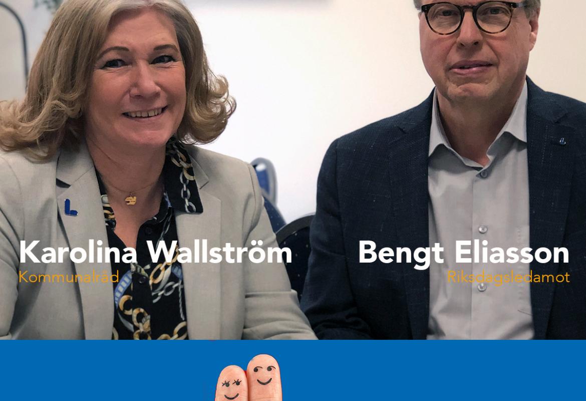 Karolina Wallström och Bengt Eliasson