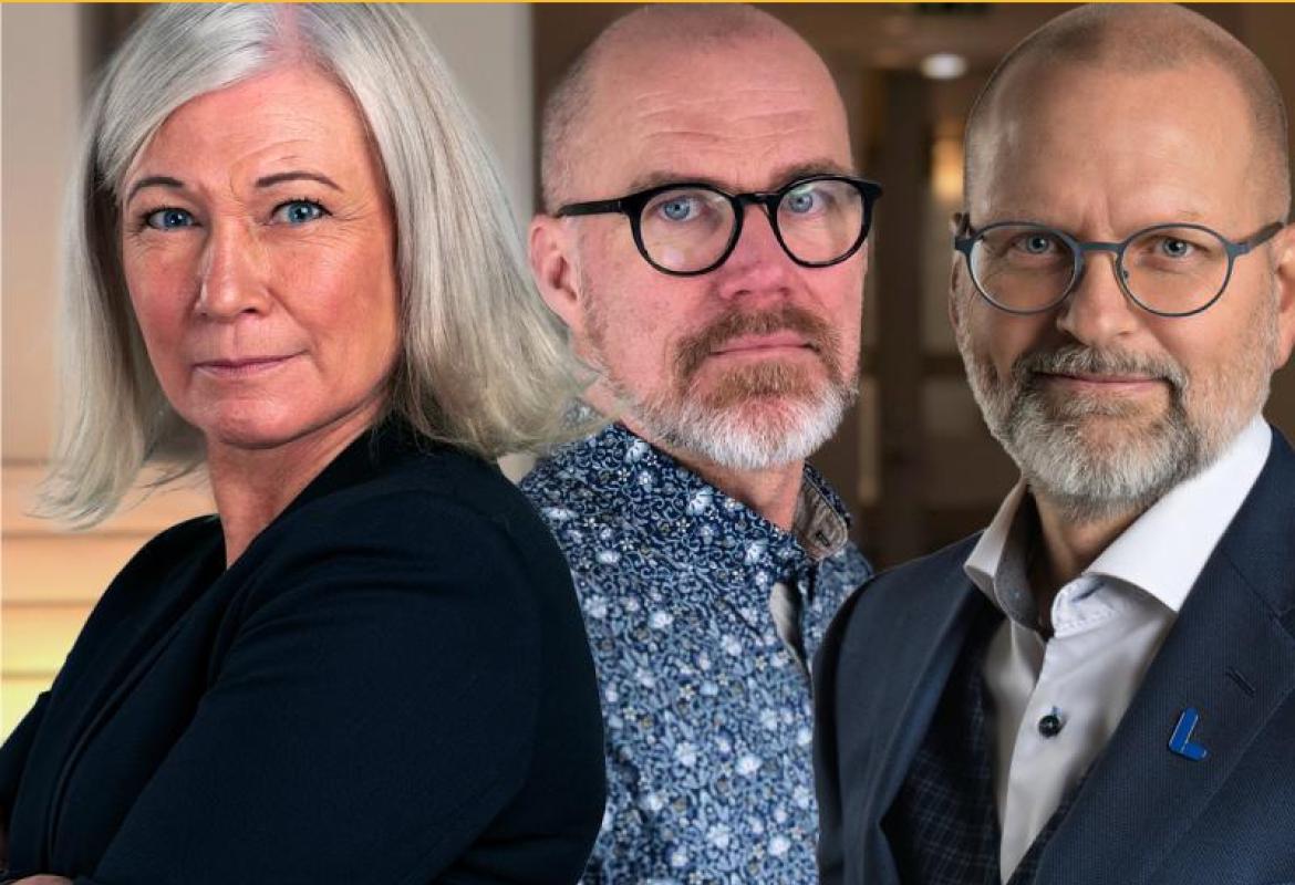 Karolina Wallström, Magnus Riseby och Mats-Olof Liljegren