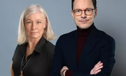 Kommunalråd Karolina Wallström (L) och Mats Persson,  arbetsmarknads- och integrationsminister (L)