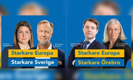 Johan Pehrson, Elin Nilsson, Karolina Wallström och Willhelm Sundman