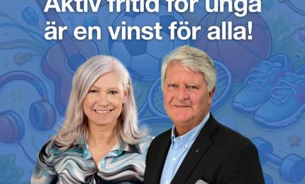 Kommunalråd Karolina Wallström (L) och Urban Olsson