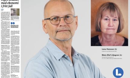 Mats-Olof Liljegren och Lena Hansson