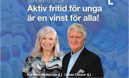 Kommunalråd Karolina Wallström och Urban Olsson