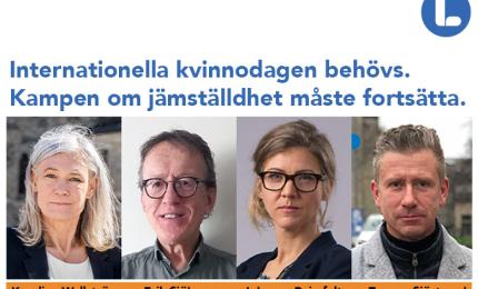 Internationella kvinnodagen behövs. Kampen om jämställdhet måste fortsätta.