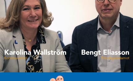 Karolina Wallström och Bengt Eliasson