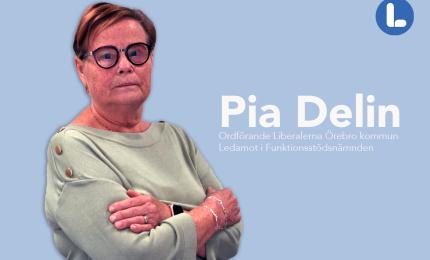 Pia Delin, Liberalerna Örebro kommun Ordförande Liberalerna Örebro kommun Ledamot Funktionsstödsnämnden