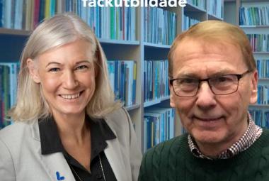 Karolina Wallström (L) Kommunalråd och Börje Ström