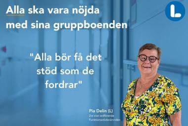 Pia Delin Liberalerna Örebro kommun 2:e vice ordförande Funktionsstödsnämnden