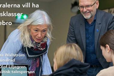 Karolina Wallström (L) Kommunalråd, Mats-Olof Liljegren, Liberalerna Örebro kommun