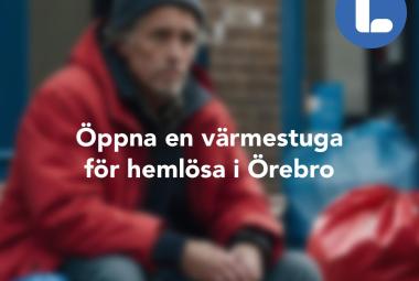 Liberalerna Örebro kommun vill öppna en värmestuga för hemlösa