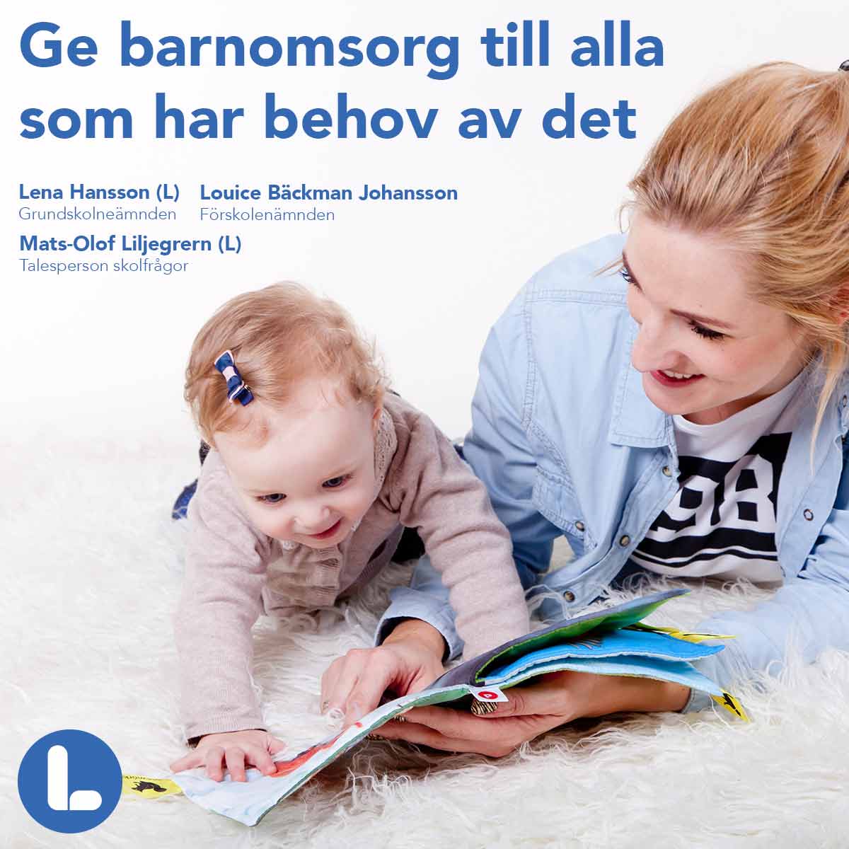 Alla föräldrar som har behov av barnomsorg ska erbjudas det i Örebro!