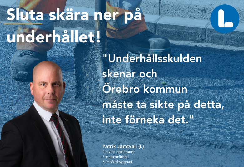 Patrik Jämtvall Liberalerna Örebro kommun