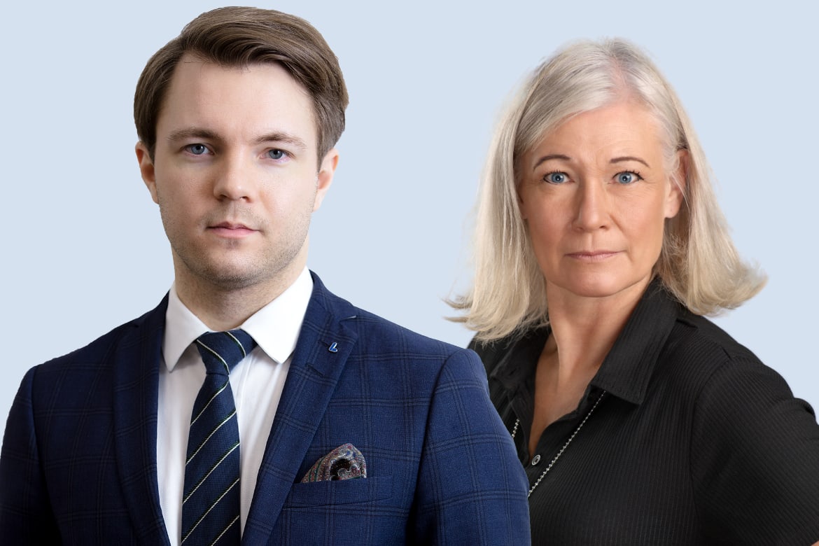Willhelm Sundman och Karolina Wallström