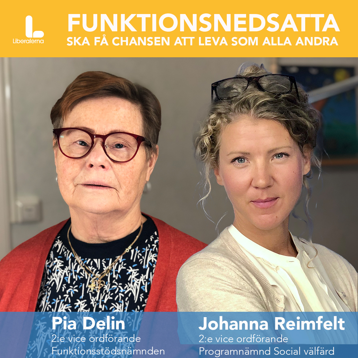 Pia Delin Delin och Johanna Reimfelt