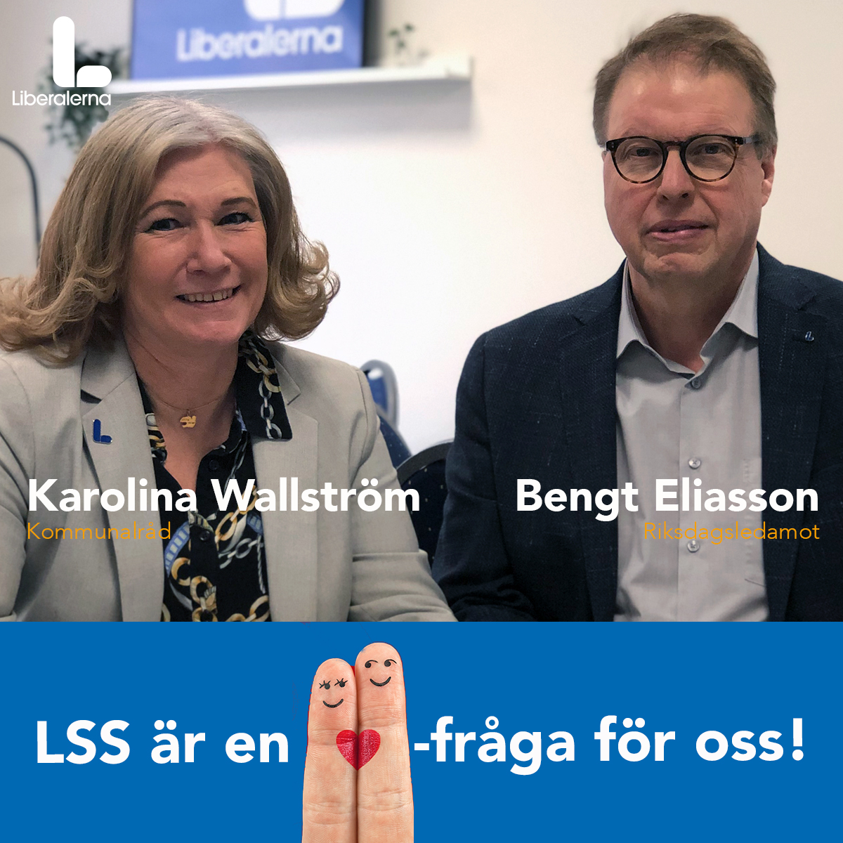 Karolina Wallström och Bengt Eliasson