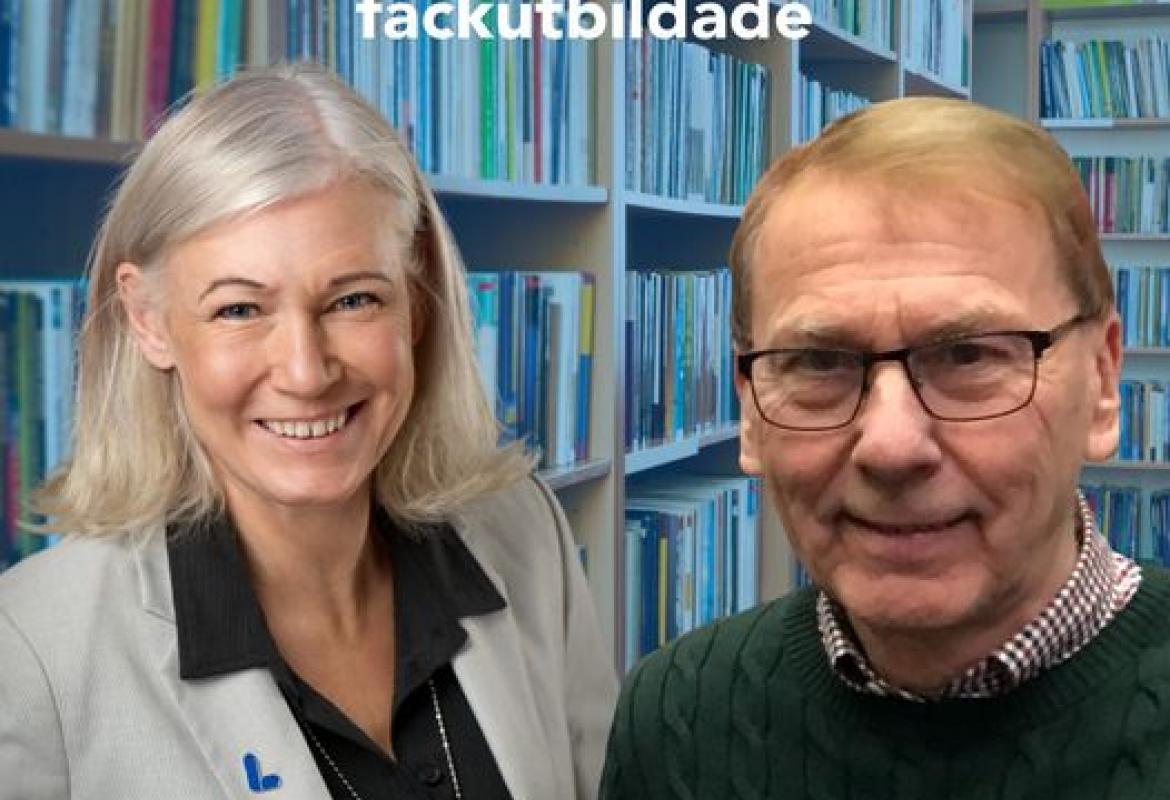 Karolina Wallström (L) Kommunalråd och Börje Ström