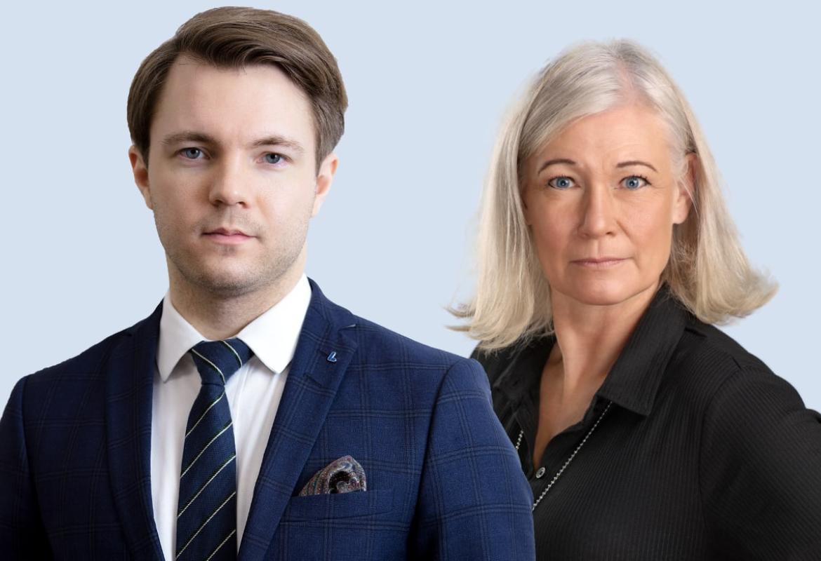 Willhelm Sundman och Karolina Wallström