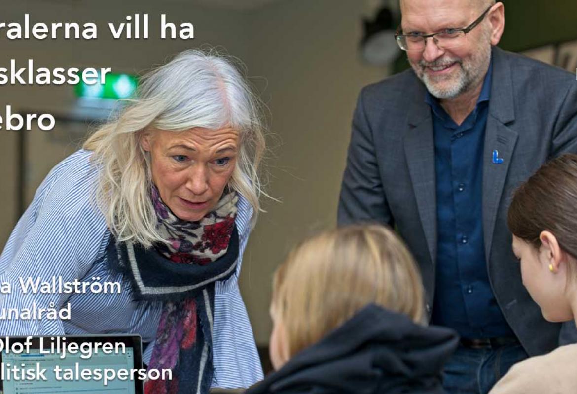 Karolina Wallström (L) Kommunalråd, Mats-Olof Liljegren, Liberalerna Örebro kommun