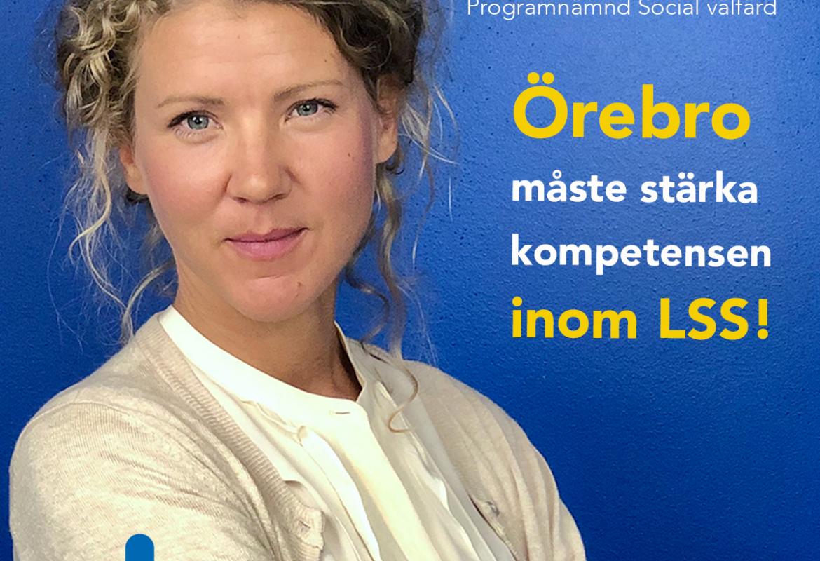 Johanna Reimfelt Liberalerna Örebro 2:e vice ordförande Programnämnd Social välfärd