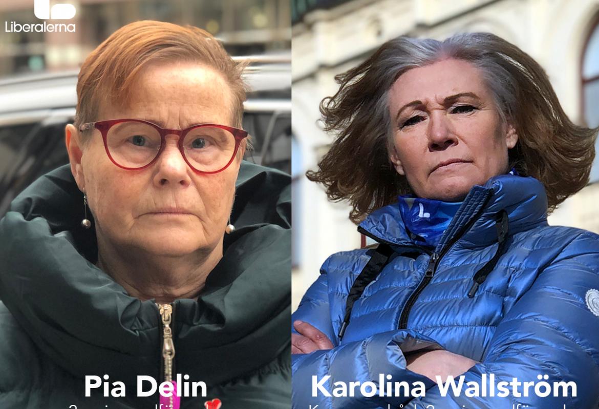 Pia Delin och Karolina Wallström