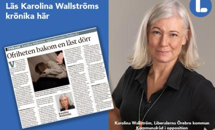 Karolina Wallström, Liberalerna Örebro kommun Kommunalråd i opposition 2:e vice ordförande Kommunstyrelsen