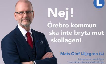 Mats-Olof Liljegren (L) Talesperson i skolfrågor 1:e ersättare Kommunfullmäktige 2:e vice ordförande Grundskolenämnden  E-post: mats-olof.liljegren@liberalerna.se Tel: 070-360 19 19