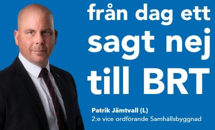 Patrik Jämtvall Liberalerna Örebro kommun 2:e vice ordförande Programnämnd Samhällsbyggnad