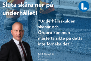 Patrik Jämtvall Liberalerna Örebro kommun