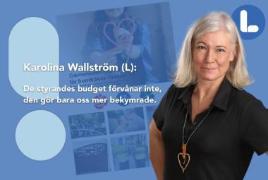 Kommunalråd Karolina Wallström (L)
